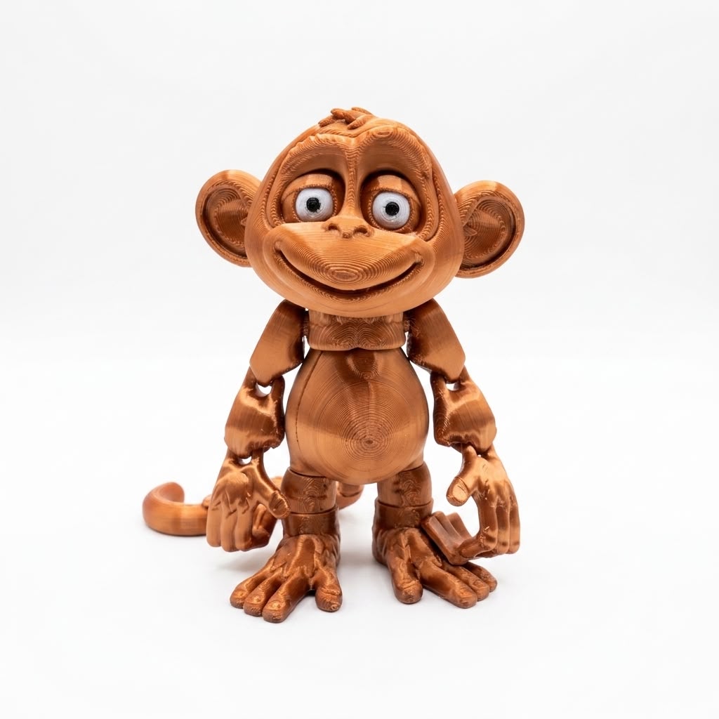 Macaquinho Flex Kids – Brinquedo Sensorial Articulado 3D