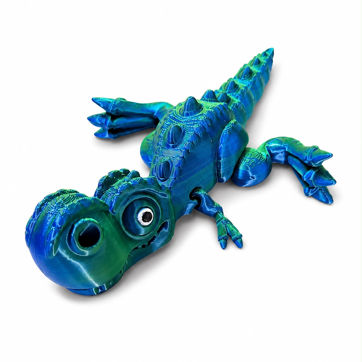 DinoCroc 3D – Dinossauro Sensorial Articulado Flexível