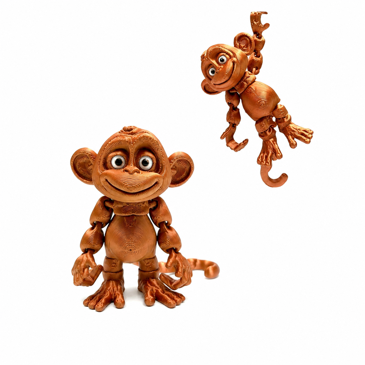 Macaquinho Flex Kids – Brinquedo Sensorial Articulado 3D