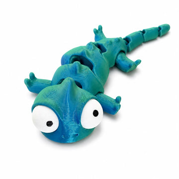 Camaleão Sensorial Articulado 3D – Brinquedo Flexível Educativo