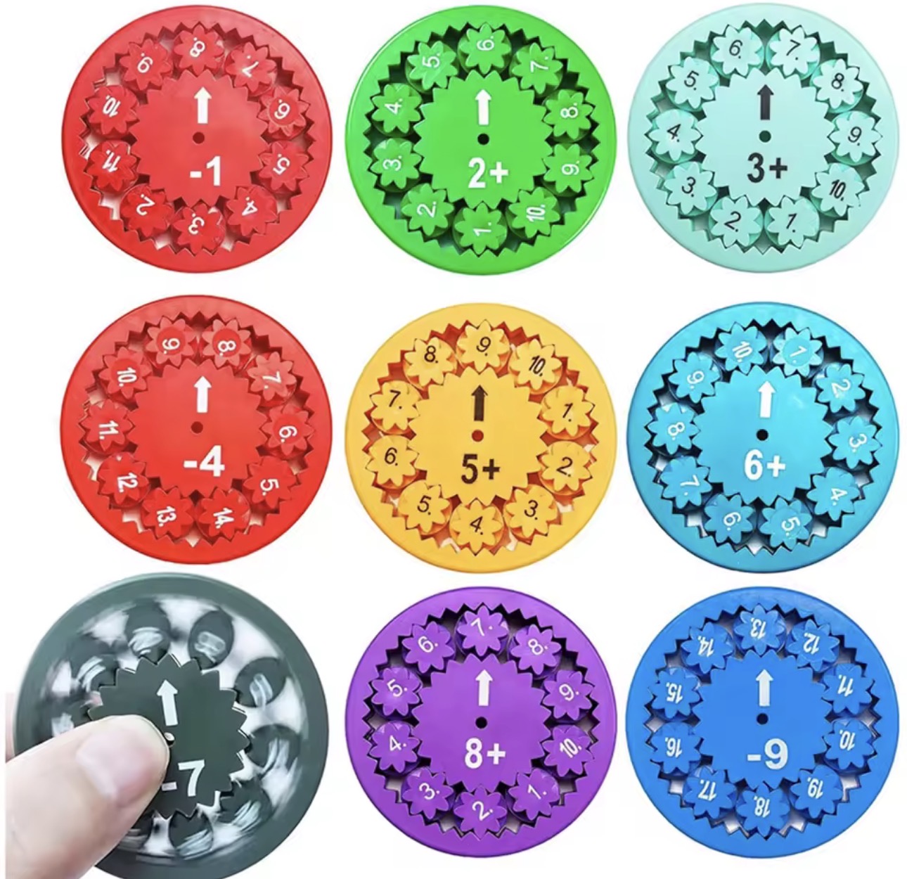 Caixa Spinner Matemática 3D – Aprendizagem e Coordenação