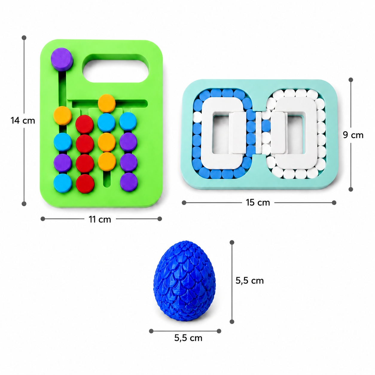 Kit Sensorial 3D Educativo – Plaquinhas de Coordenação e Ovo Tátil (Desenvolvimento Infantil)