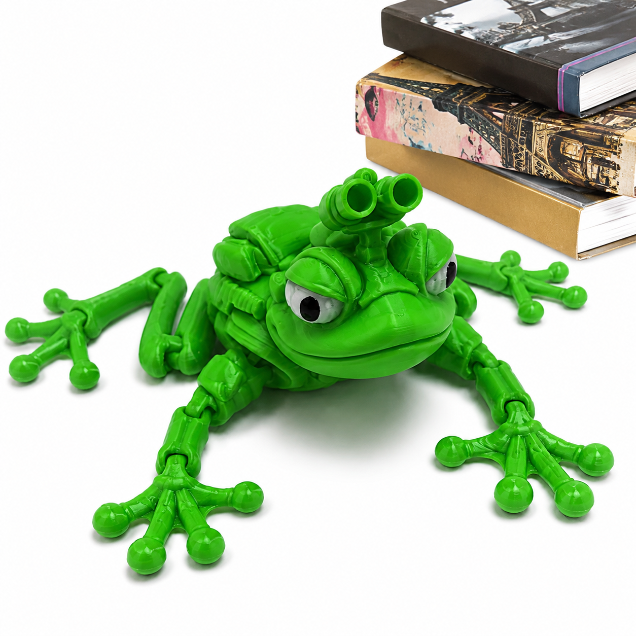 Sapo Articulado 3D ZenKids – Brinquedo Sensorial Anti-Stress
