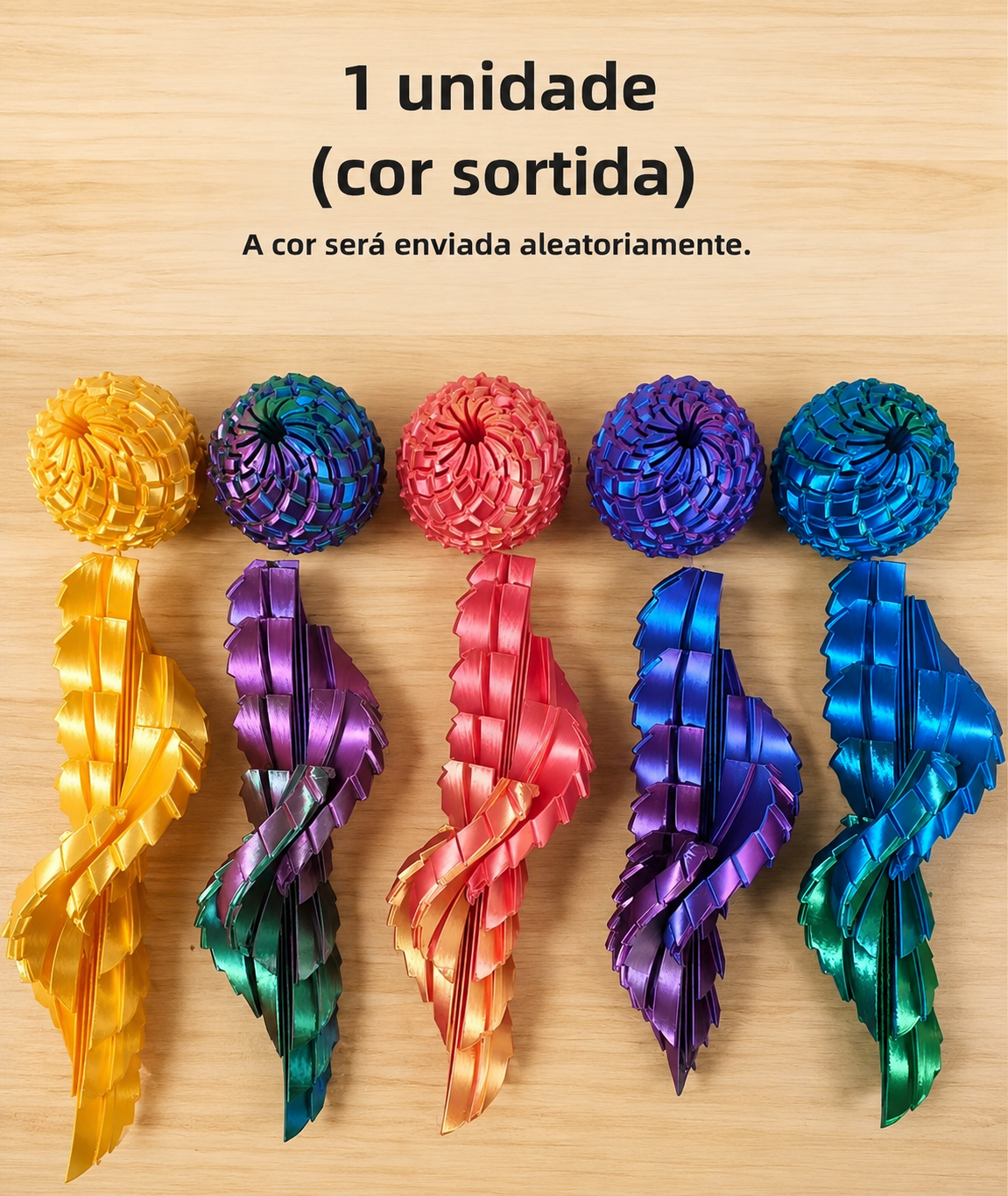 Ovo Sensorial Articulado 3D – Brinquedo Anti-Stress e Coordenação