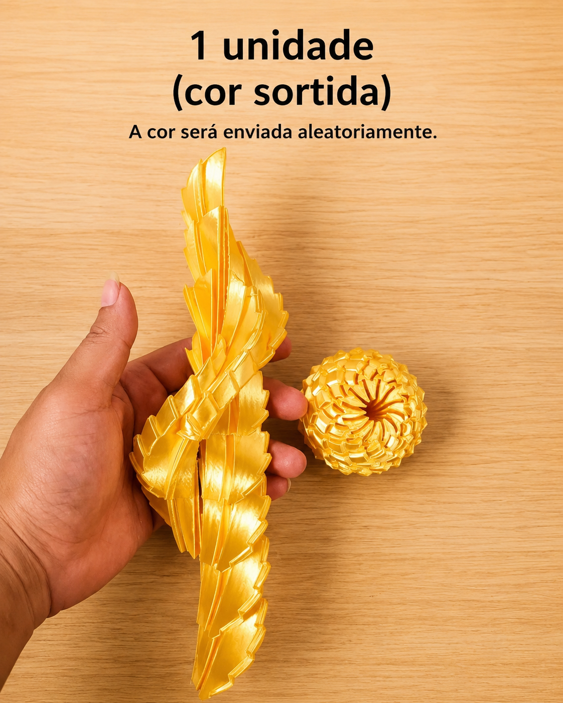 Ovo Sensorial Articulado 3D – Brinquedo Anti-Stress e Coordenação