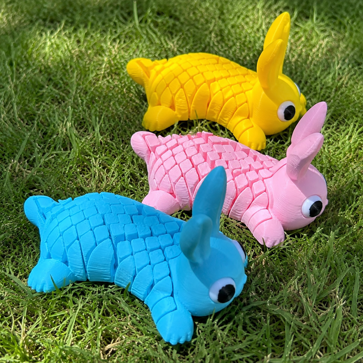 Coelhinho Sensorial Articulado 3D – Brinquedo Anti-Stress Infantil