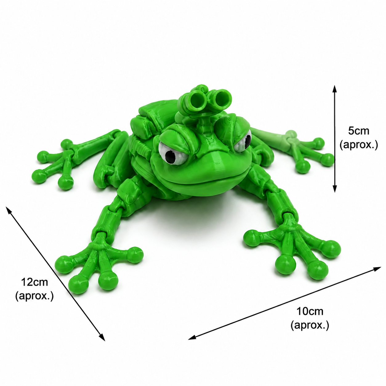 Sapo Articulado 3D ZenKids – Brinquedo Sensorial Anti-Stress