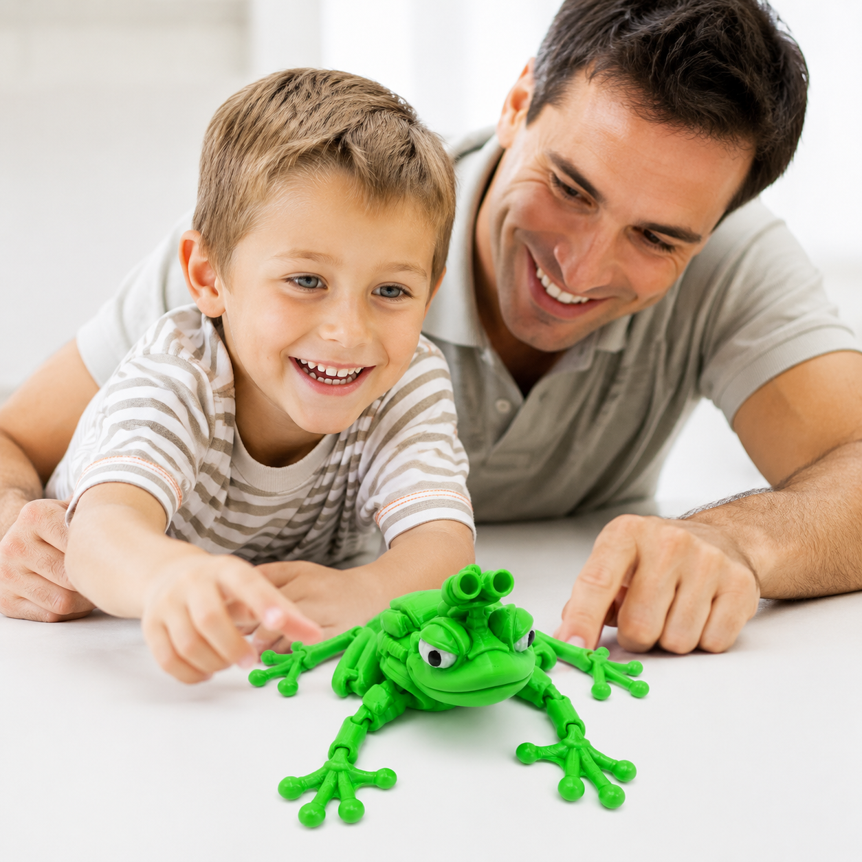 Sapo Articulado 3D ZenKids – Brinquedo Sensorial Anti-Stress