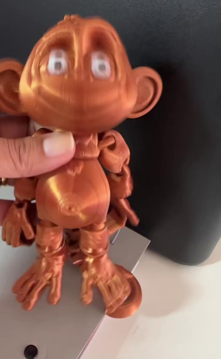 Macaquinho Flex Kids – Brinquedo Sensorial Articulado 3D