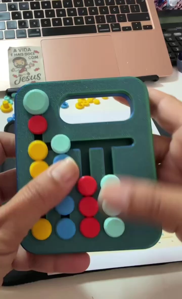 Placa Sensorial Relax Move 3D – Coordenação e Foco