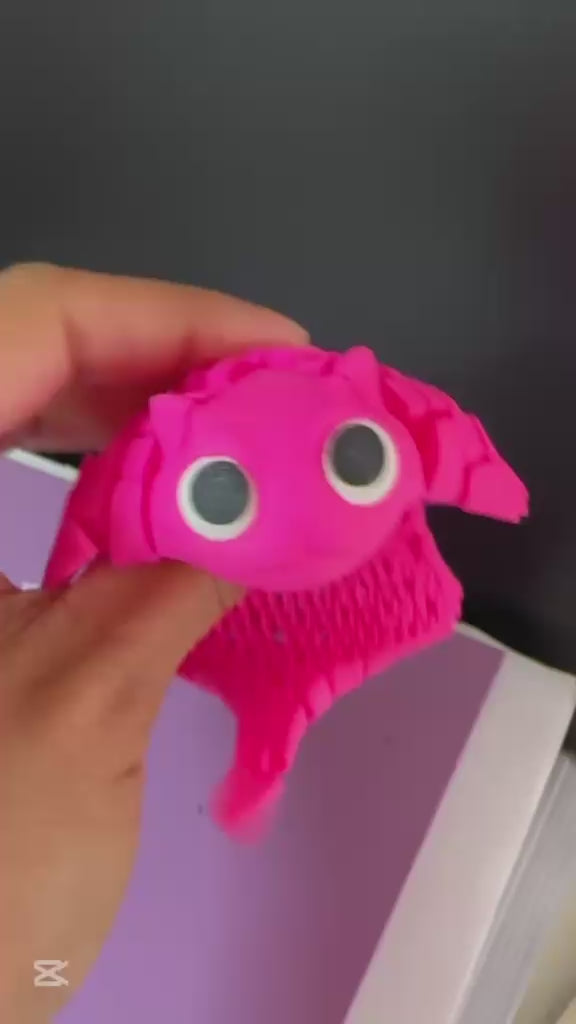 Gatinho Sensorial Articulado 3D – Brinquedo Relaxante Infantil
