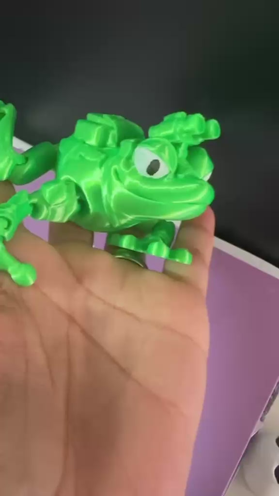Sapo Articulado 3D ZenKids – Brinquedo Sensorial Anti-Stress